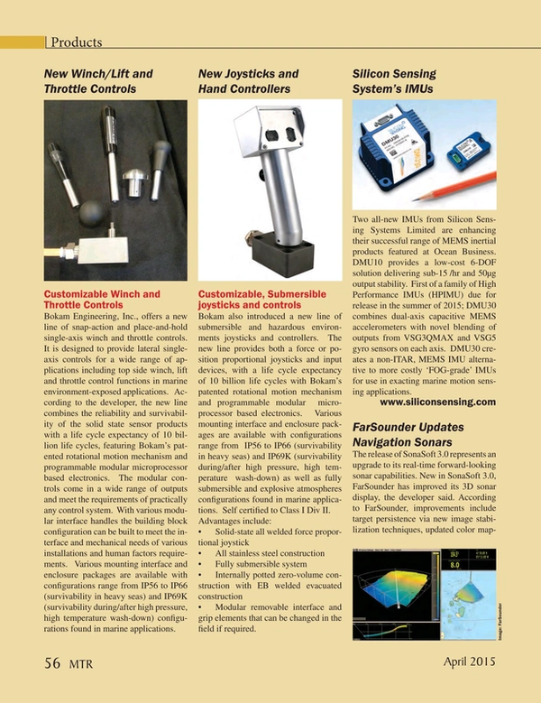 Marine Technology Magazine, page 56,  Apr 2015