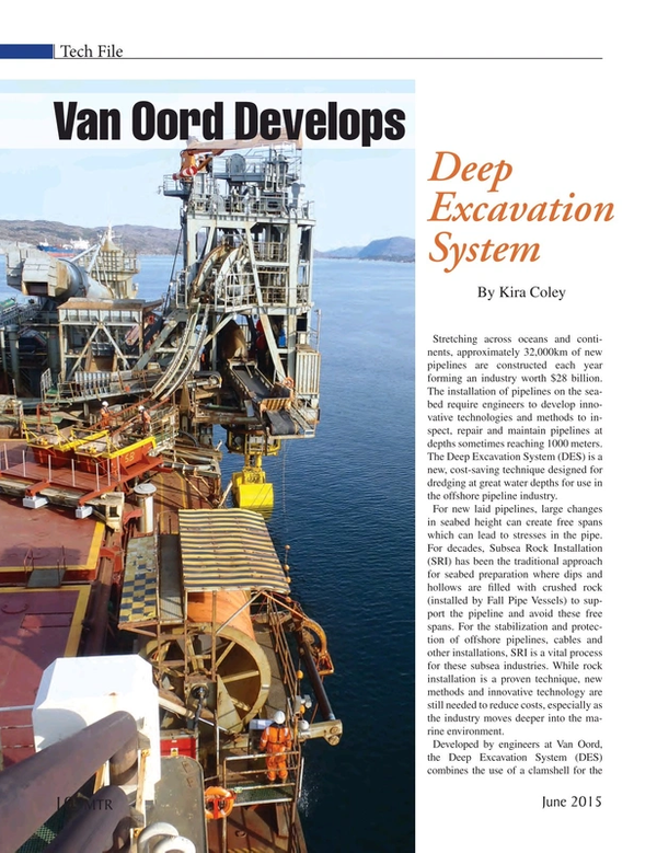 Marine Technology Magazine, page 10,  Jun 2015