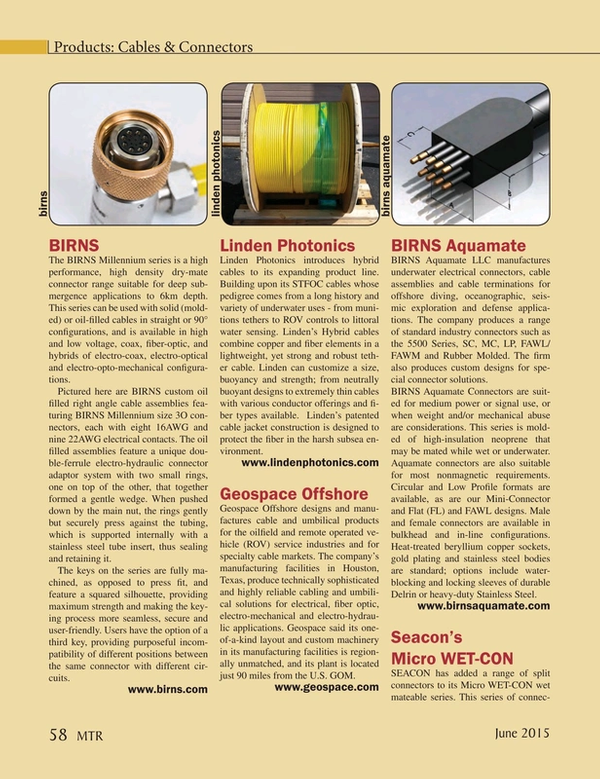Marine Technology Magazine, page 58,  Jun 2015