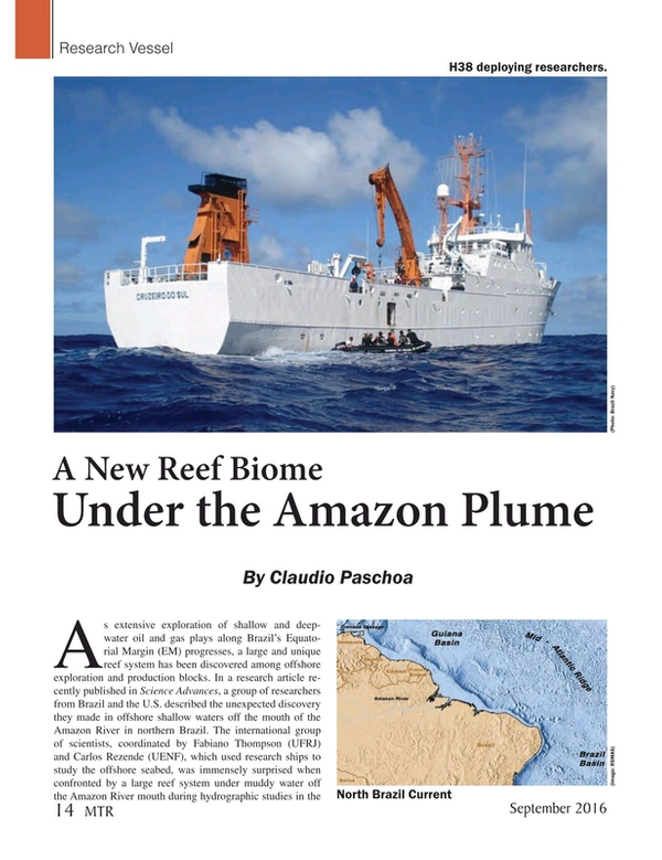 Marine Technology Magazine, page 14,  Sep 2016