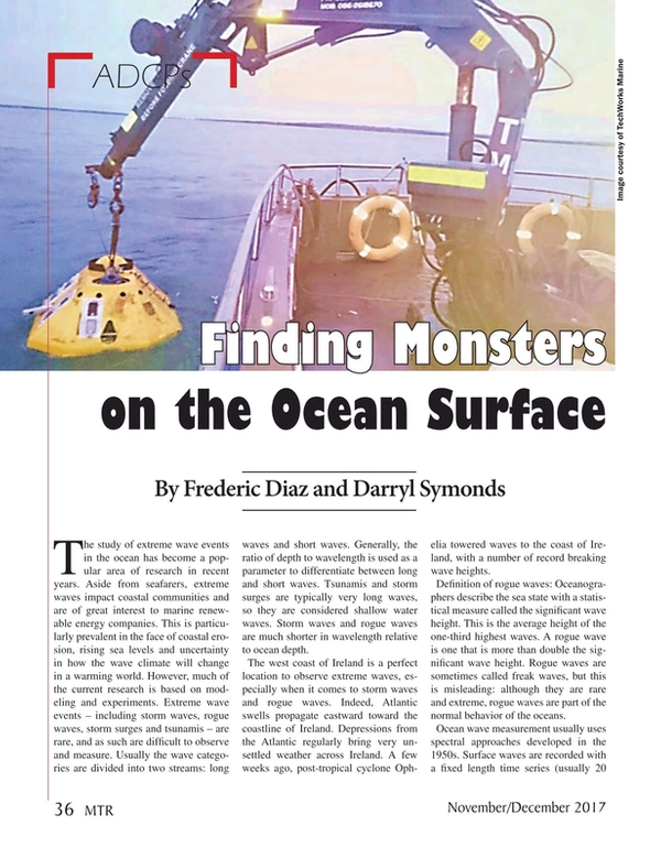 Marine Technology Magazine, page 36,  Nov 2017