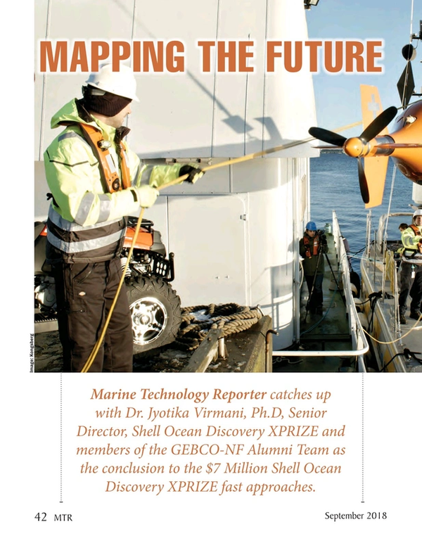 Marine Technology Magazine, page 42,  Sep 2018