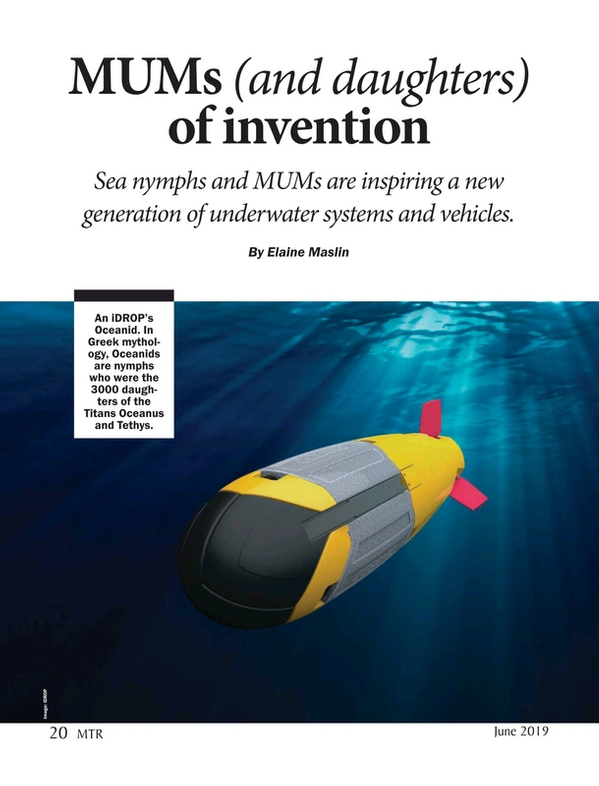 Marine Technology Magazine, page 20,  Jun 2019