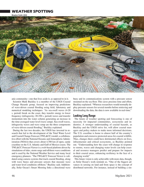 Marine Technology Magazine, page 46,  May 2021