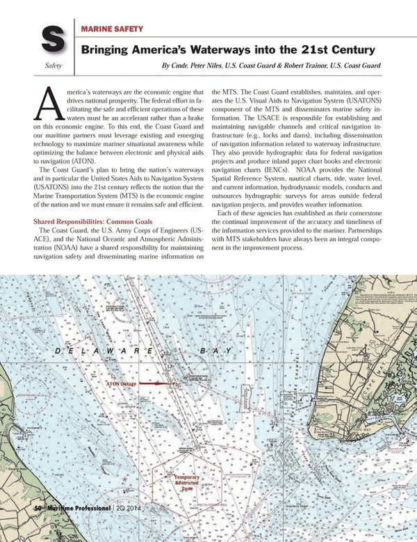 Maritime Logistics Professional Magazine, page 50,  Q2 2014
