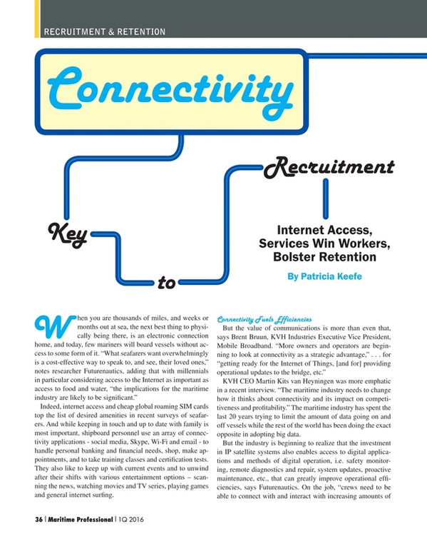 Maritime Logistics Professional Magazine, page 36,  Q1 2016