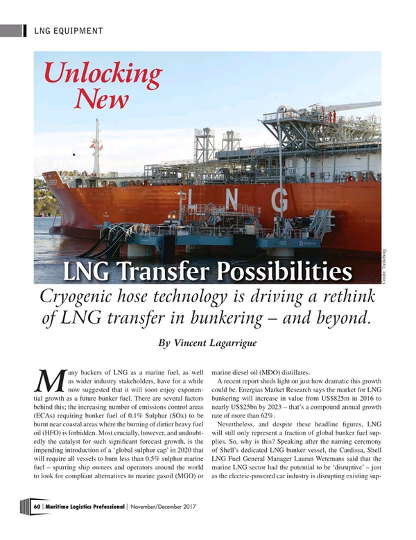 Maritime Logistics Professional Magazine, page 60,  Nov/Dec 2017