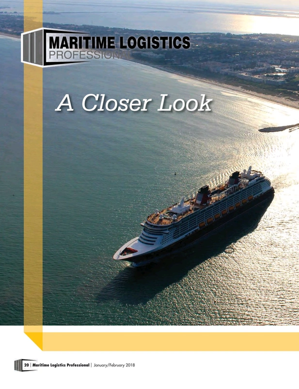 Maritime Logistics Professional Magazine, page 20,  Jan/Feb 2018