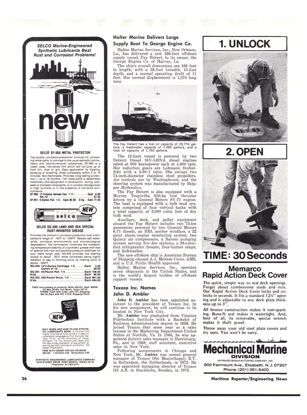 Maritime Reporter Magazine, page 24,  Sep 1977