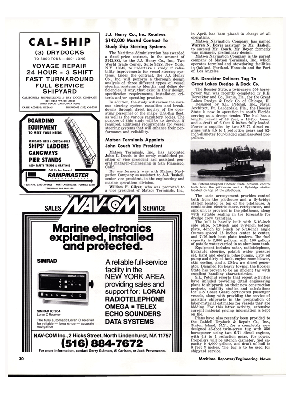 Maritime Reporter Magazine, page 28,  Oct 15, 1977