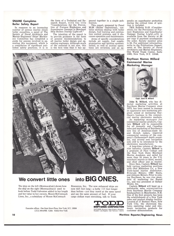 Maritime Reporter Magazine, page 8,  Dec 1977