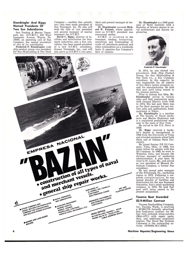 Maritime Reporter Magazine, page 4,  Dec 1977