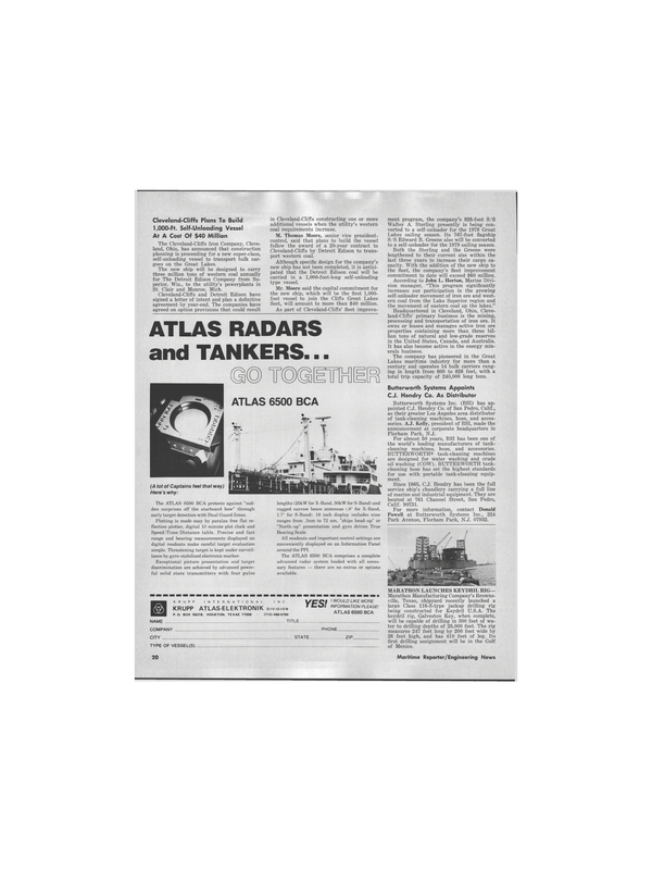 Maritime Reporter Magazine, page 16,  Jul 1978