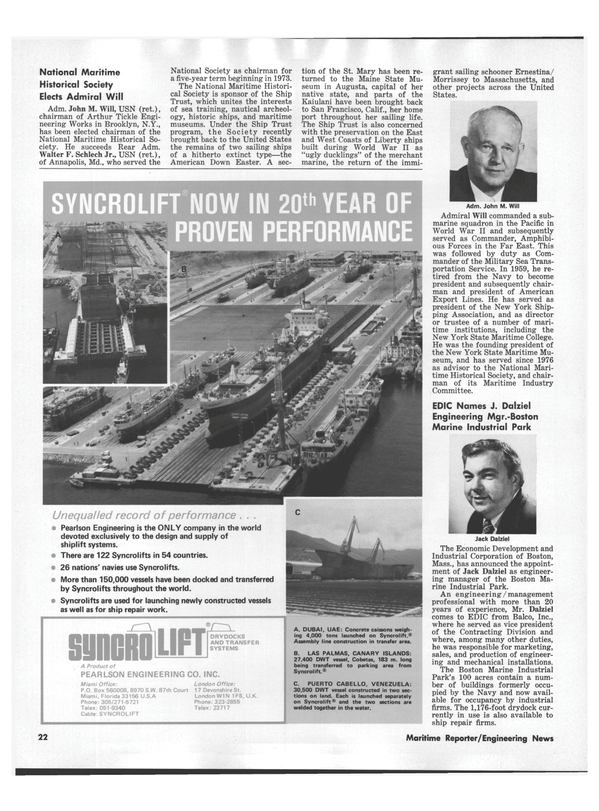 Maritime Reporter Magazine, page 20,  Aug 1978
