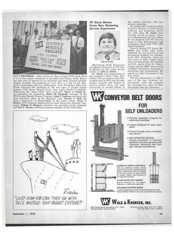 Maritime Reporter Magazine, page 43,  Sep 1978
