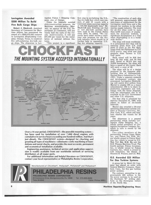Maritime Reporter Magazine, page 8,  Nov 1978