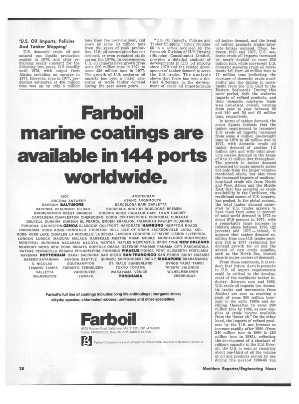 Maritime Reporter Magazine, page 30,  Nov 1978