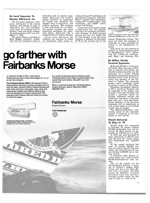 Maritime Reporter Magazine, page 15,  Feb 1980