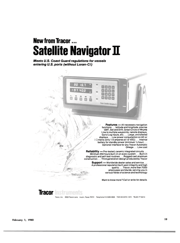 Maritime Reporter Magazine, page 17,  Feb 1980