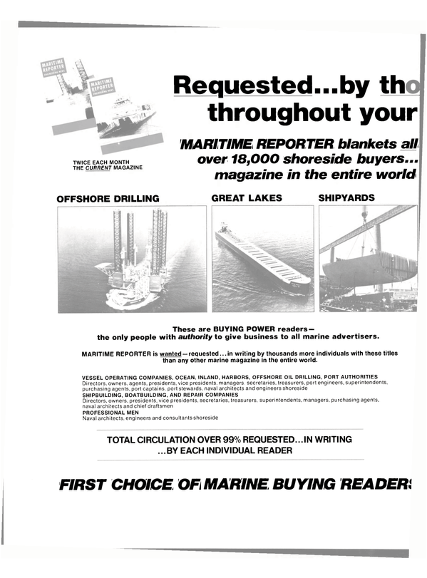 Maritime Reporter Magazine, page 20,  Mar 1980