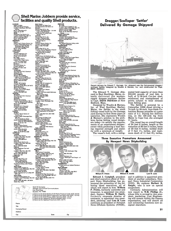 Maritime Reporter Magazine, page 21,  Jul 1980
