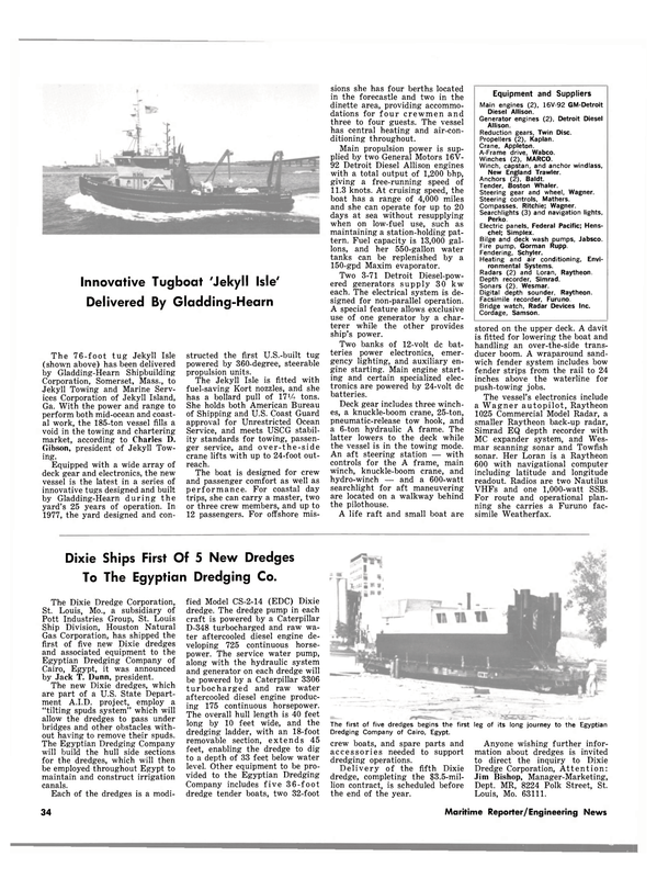 Maritime Reporter Magazine, page 34,  Jul 15, 1980