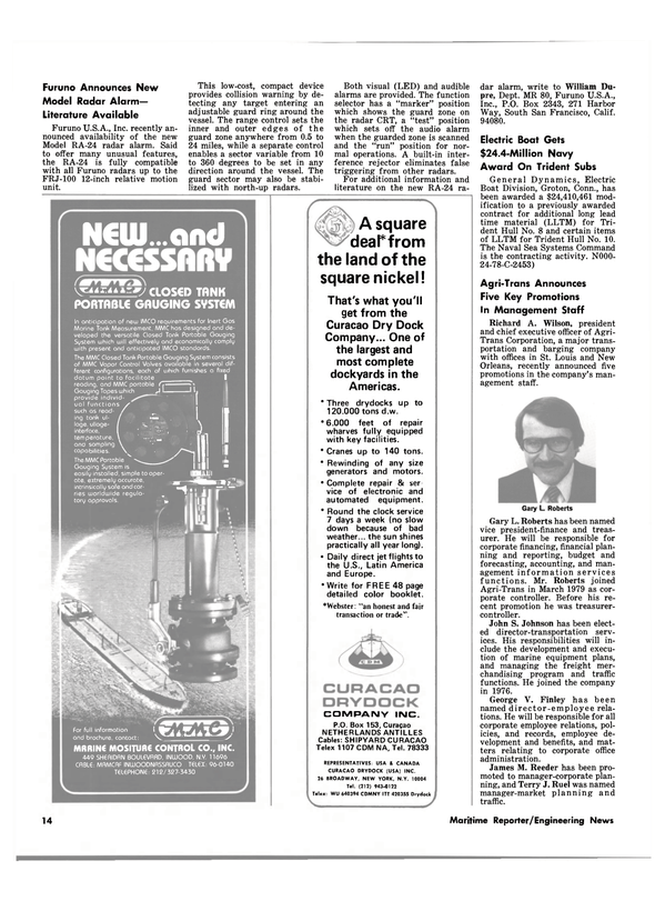 Maritime Reporter Magazine, page 12,  Aug 1980