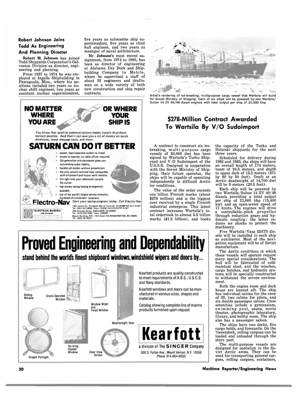 Maritime Reporter Magazine, page 28,  Aug 1980