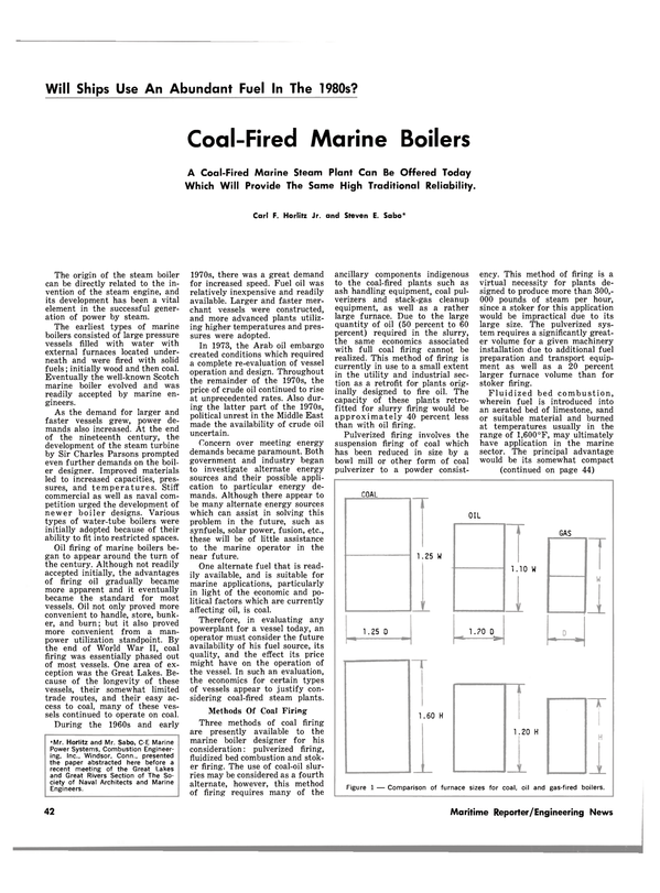 Maritime Reporter Magazine, page 40,  Aug 1980