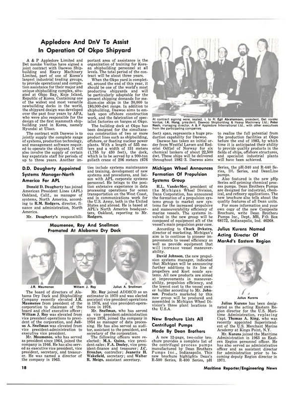 Maritime Reporter Magazine, page 16,  Aug 15, 1980