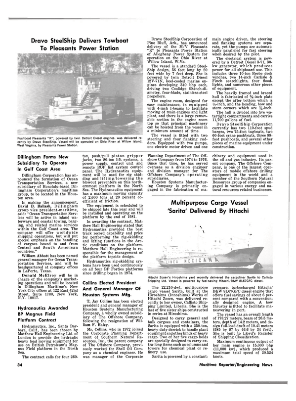 Maritime Reporter Magazine, page 32,  Aug 15, 1980