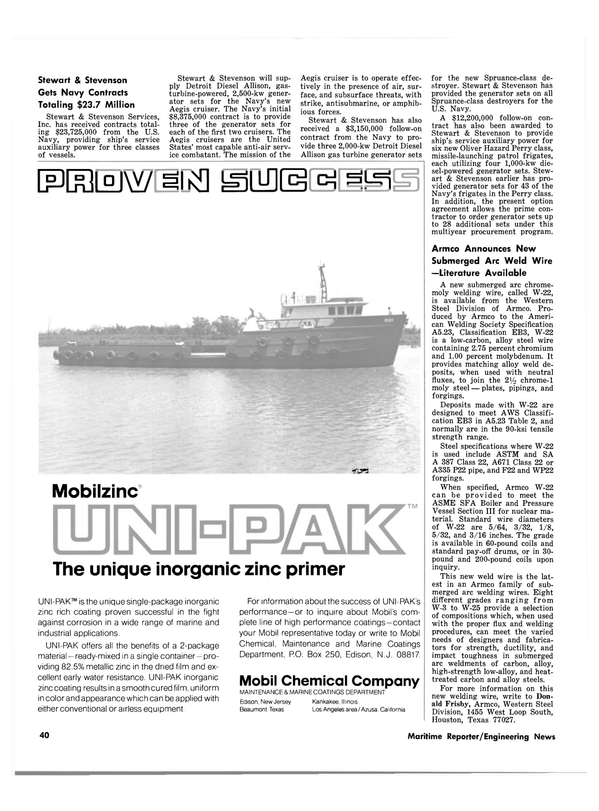 Maritime Reporter Magazine, page 38,  Sep 1980