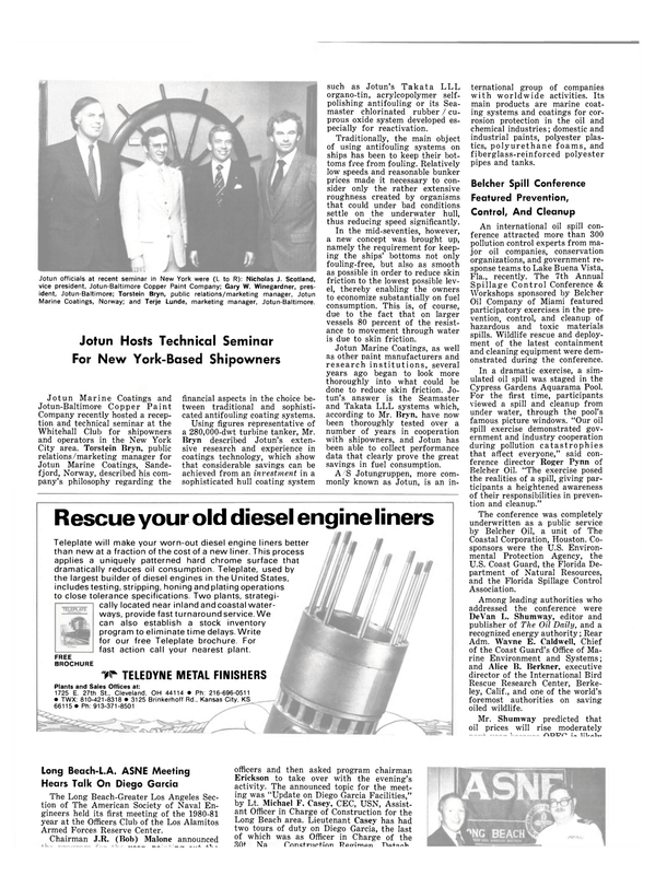 Maritime Reporter Magazine, page 38,  Nov 15, 1980