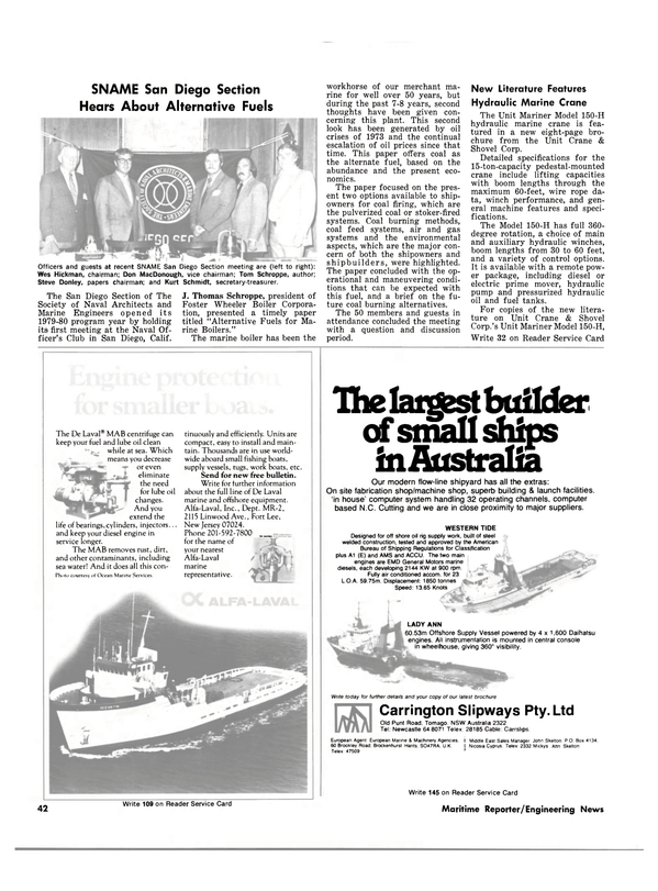 Maritime Reporter Magazine, page 36,  Dec 15, 1980
