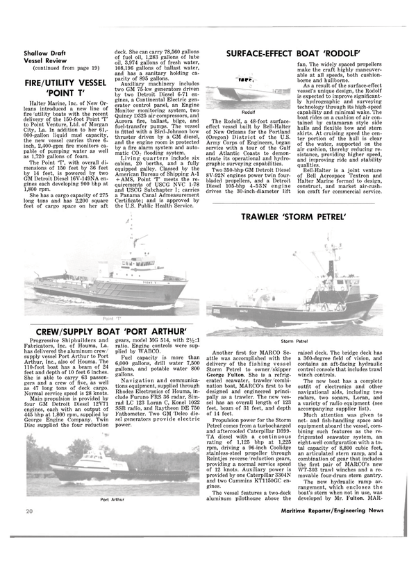 Maritime Reporter Magazine, page 18,  Jan 1981