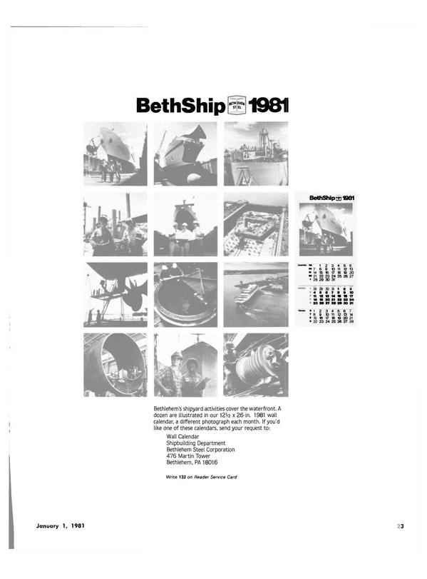 Maritime Reporter Magazine, page 21,  Jan 1981