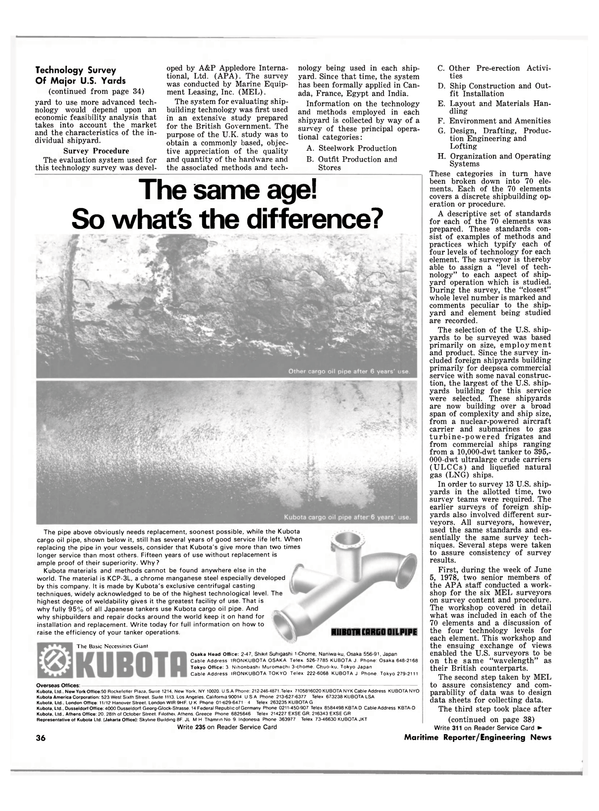 Maritime Reporter Magazine, page 36,  Jan 1981