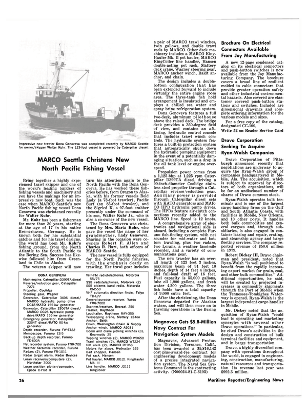 Maritime Reporter Magazine, page 24,  Jan 15, 1981