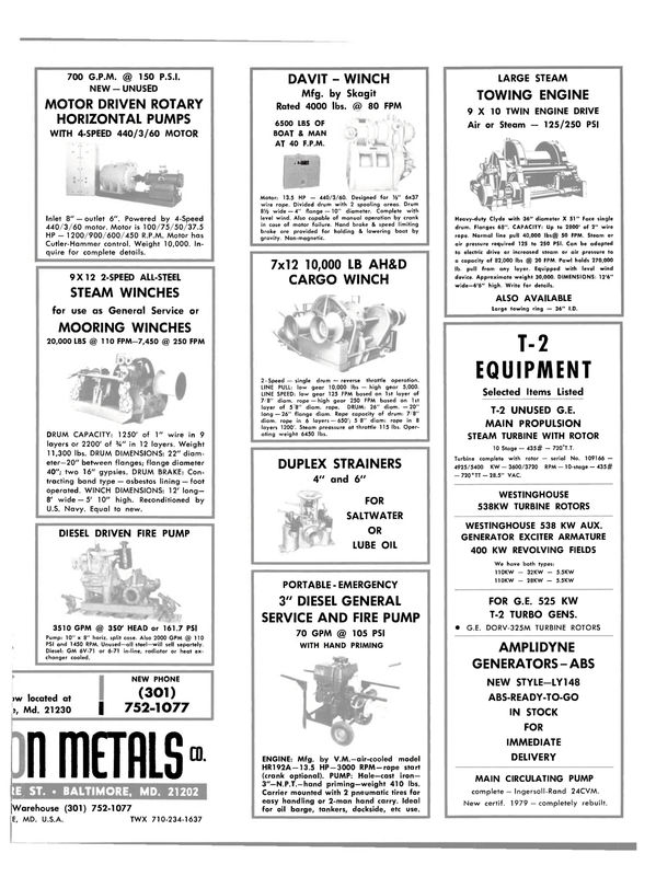 Maritime Reporter Magazine, page 29,  Jan 15, 1981