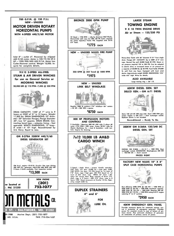 Maritime Reporter Magazine, page 29,  Feb 15, 1981