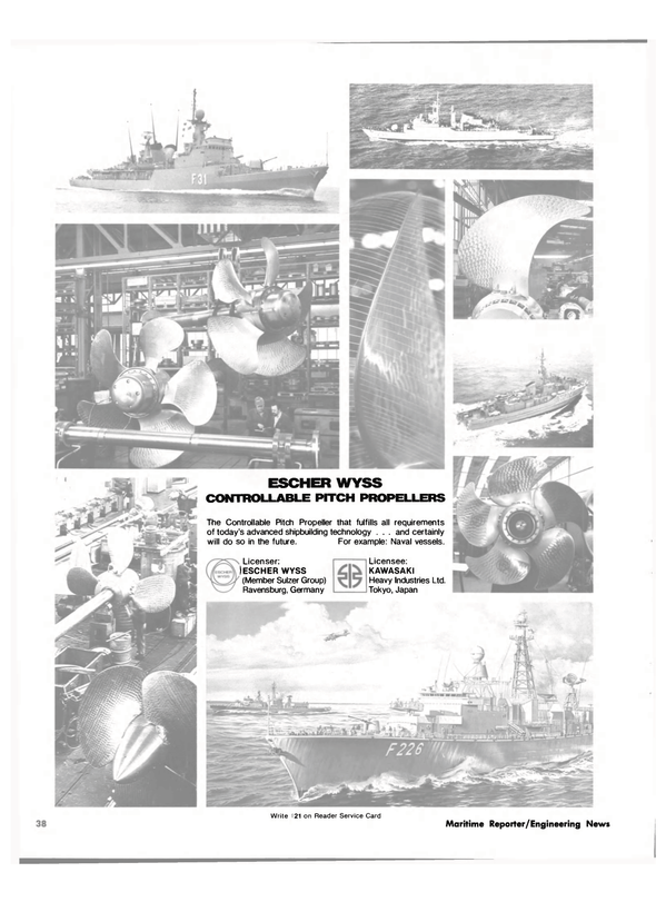 Maritime Reporter Magazine, page 36,  Feb 15, 1981