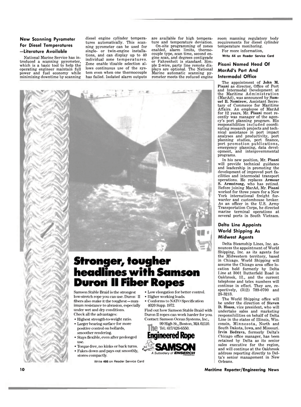 Maritime Reporter Magazine, page 8,  Apr 1981