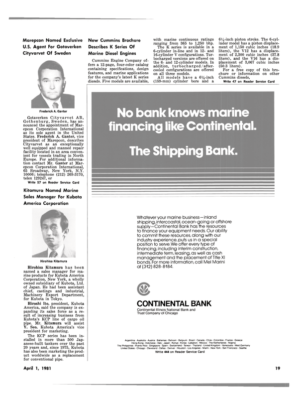 Maritime Reporter Magazine, page 17,  Apr 1981