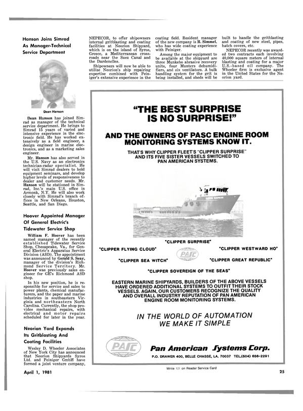 Maritime Reporter Magazine, page 23,  Apr 1981