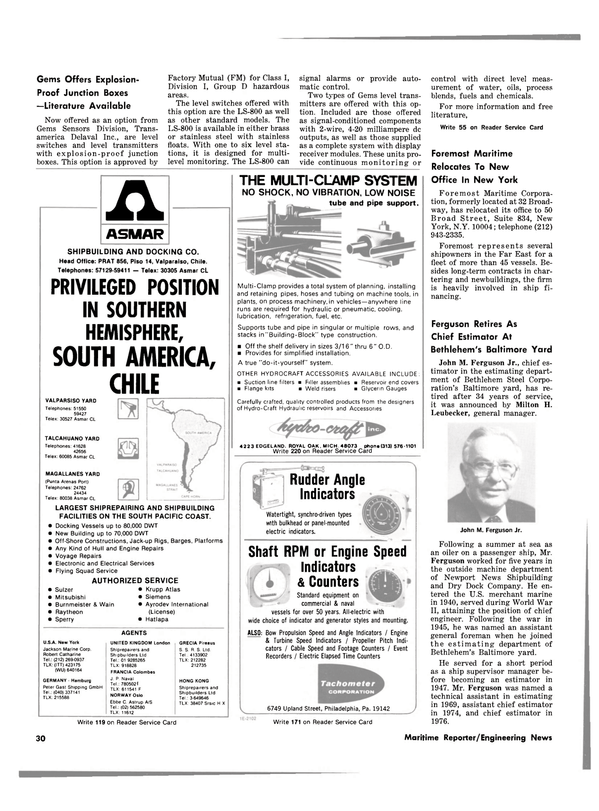 Maritime Reporter Magazine, page 28,  Apr 1981