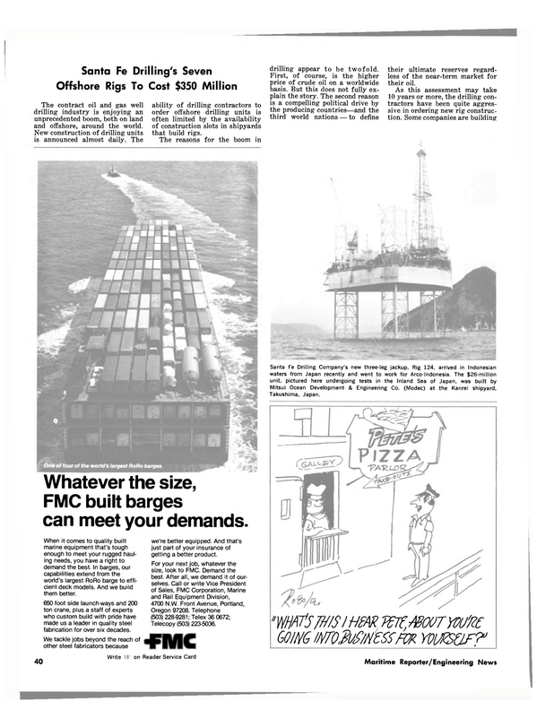Maritime Reporter Magazine, page 38,  Apr 1981