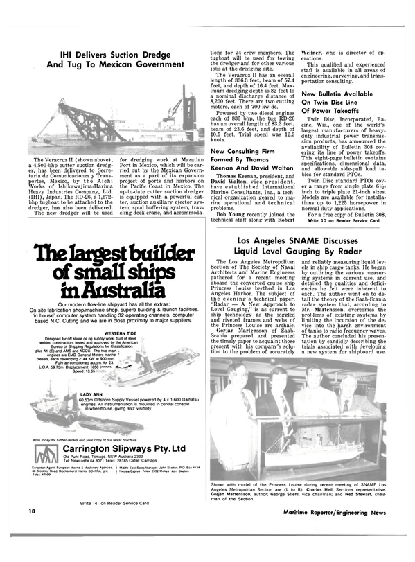 Maritime Reporter Magazine, page 16,  Apr 15, 1981