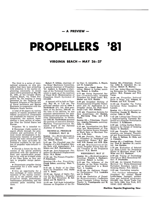 Maritime Reporter Magazine, page 20,  May 15, 1981