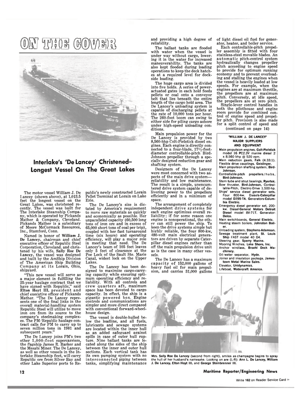 Maritime Reporter Magazine, page 10,  Jun 15, 1981