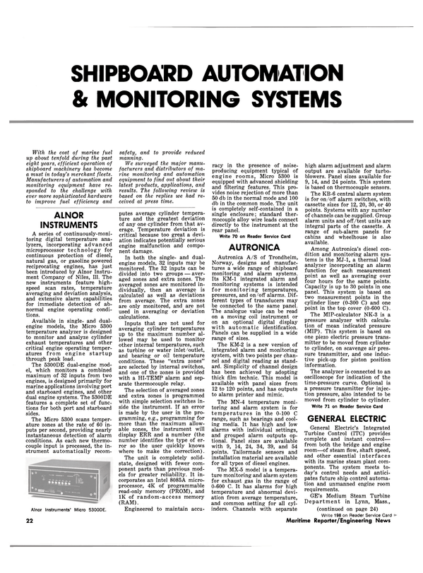 Maritime Reporter Magazine, page 20,  Jul 1981